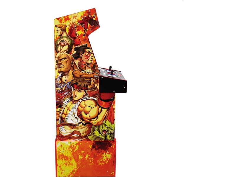 Arcade1Up Arcade-Automat Capcom Legacy Arcade Game Yoga Fla Spielautomat mit 14 Spielen aus der legendären Capcom Serie