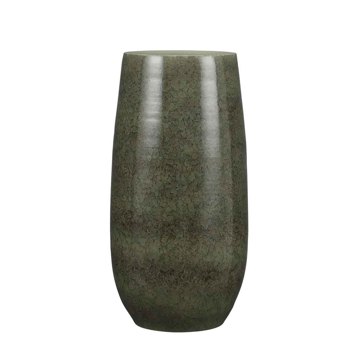 Mica decorations vase oliver - 26x26x50 cm - terre cuite - vert