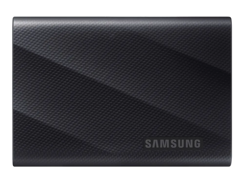 Samsung T9 MU-PG2T0B - SSD - krypteret - 2 TB - ekstern (bærbar) - USB 3.2 Gen 2x2 (USB-C stikforbindelse) - 256-bit AES - sort