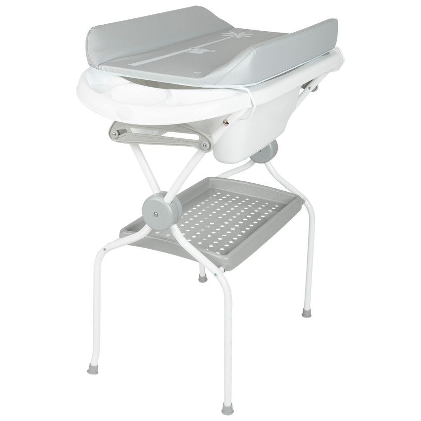 Table à langer 2 en 1 avec baignoire évolutive Splash Up - Ecru