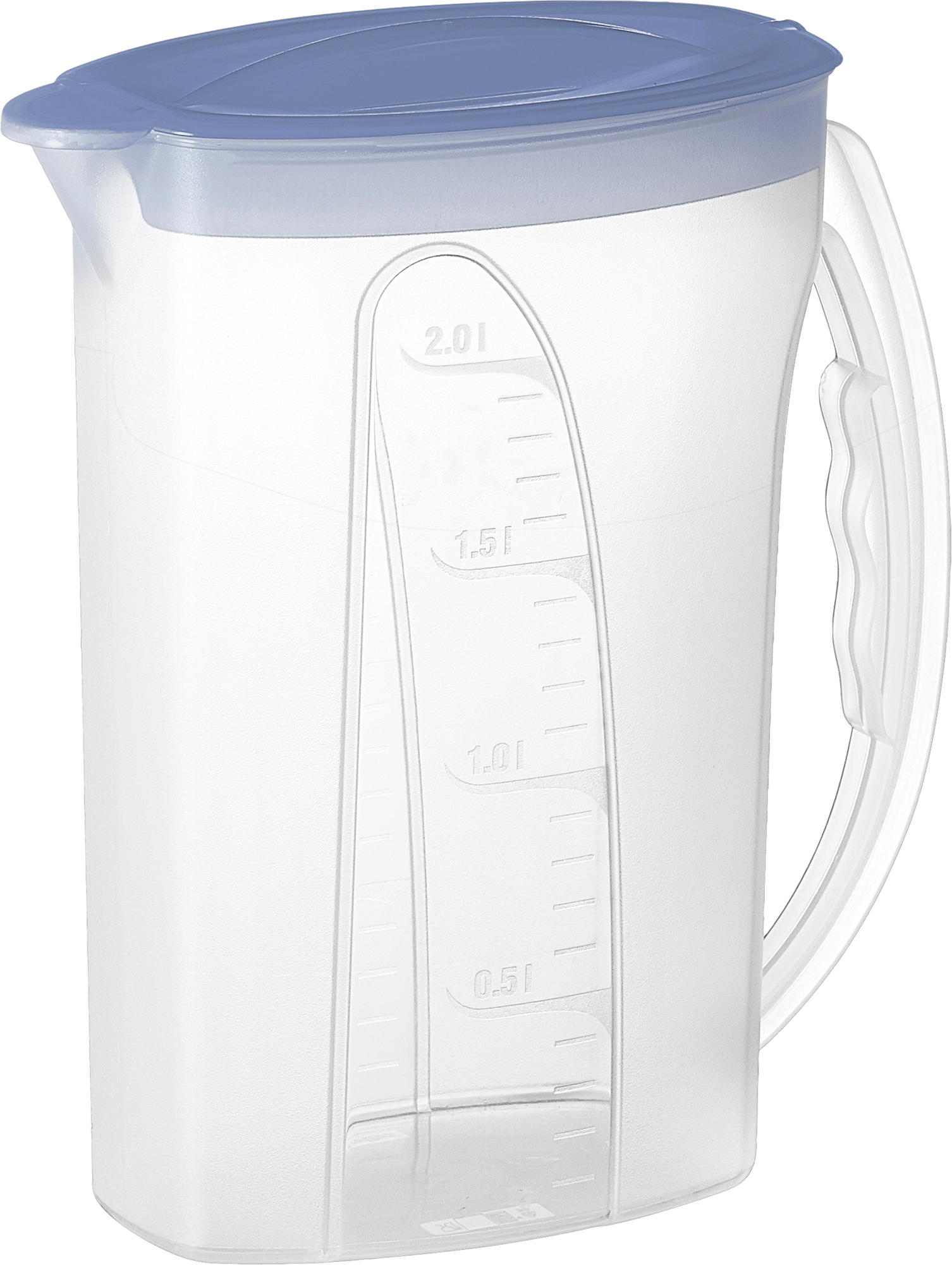 Rotho Kühlschrankkrug Fresh 2 Liter Horizon blue