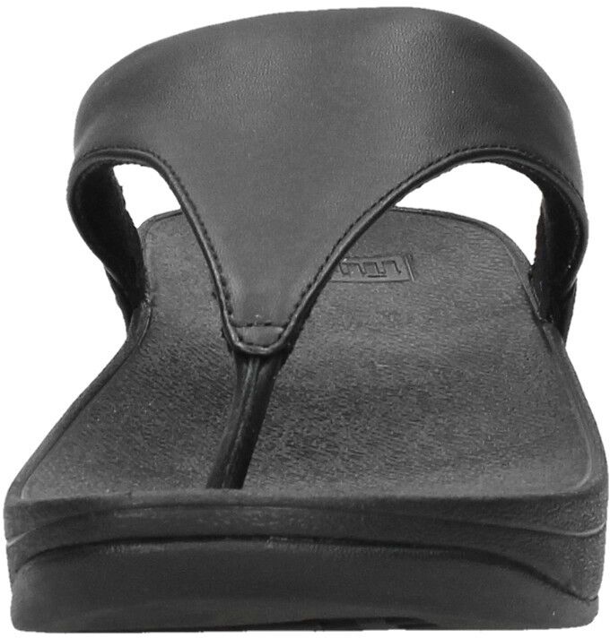 Fitflop Lulu Leather Toepost zwart