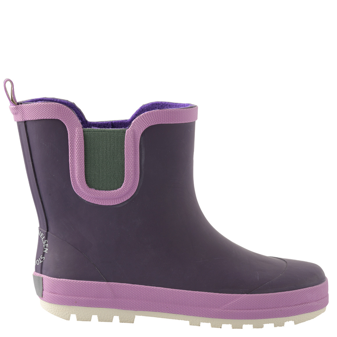 Topolino Mädchen Gummistiefel mit niedrigem Schaft dunkellila / helllila / dunkelgrün