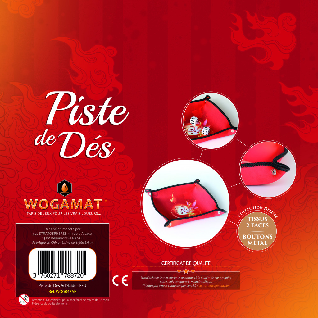 Piste de dés Adélaide - Feu