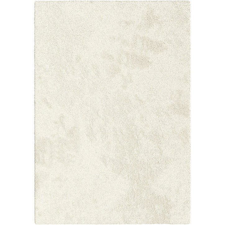 Tapis Manzo GoodHome blanc L.90 x l.60 cm