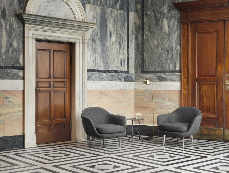 Normann Copenhagen Grant vloerlamp messing