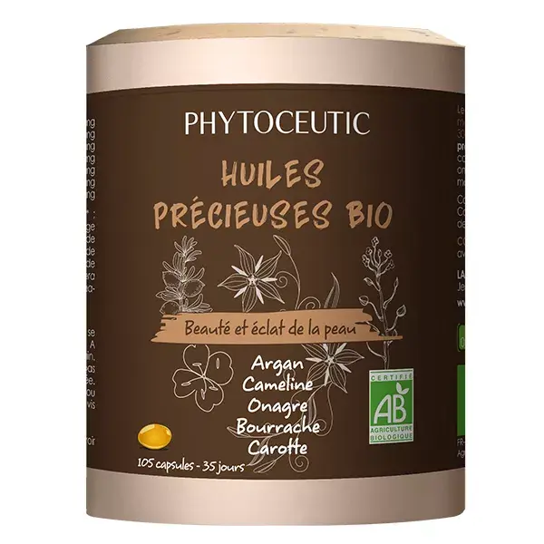 Óleos Preciosos Orgânicos Fitoceuticos - 105 cápsulas