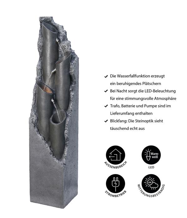 Dehner Polyresin-Gartenbrunnen Tubi,