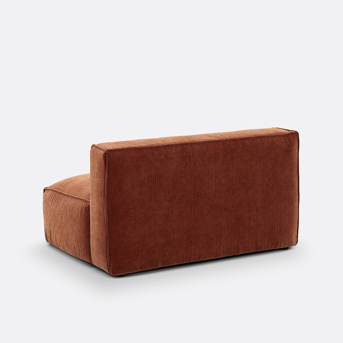 LA REDOUTE INTERIEURS<br>Sofá modular em veludo vintage canelado, Seven