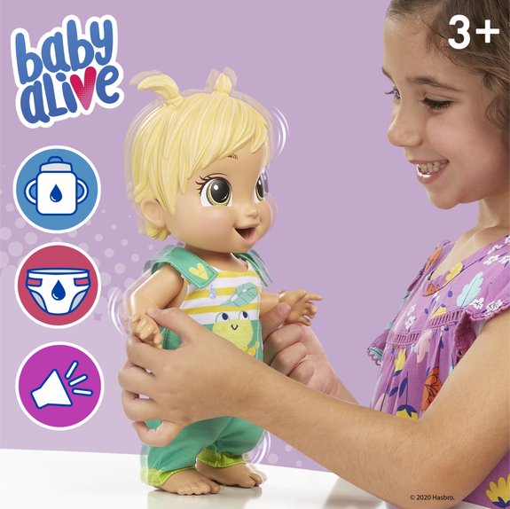 Poupée Baby Alive sautille blonde