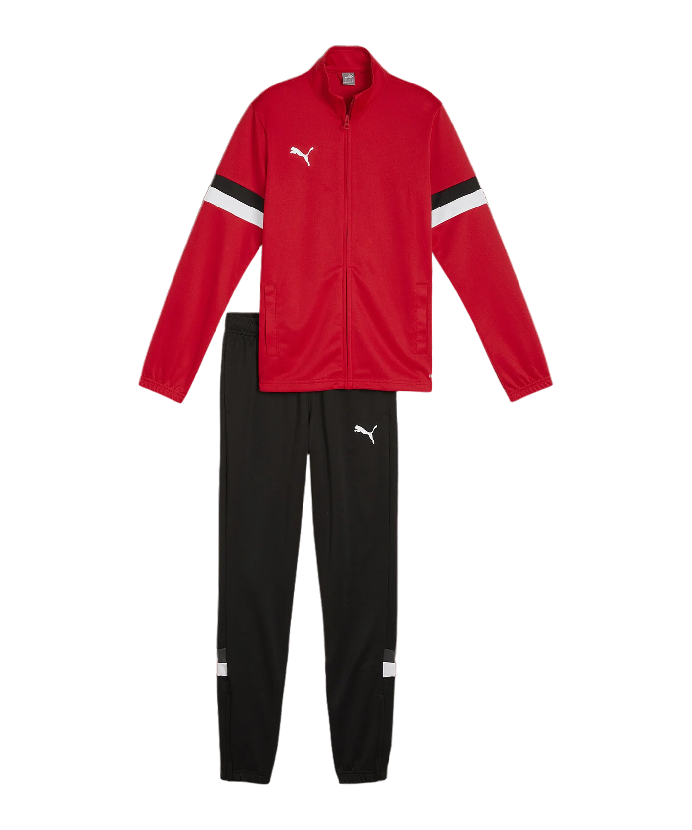 PUMA teamRISE Trainingsanzug Kids Rot F01