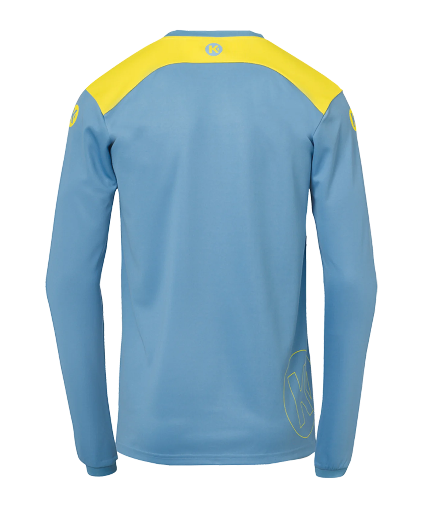 Kempa Emotion 2.0 T-Shirt langarm Blau Gelb F14