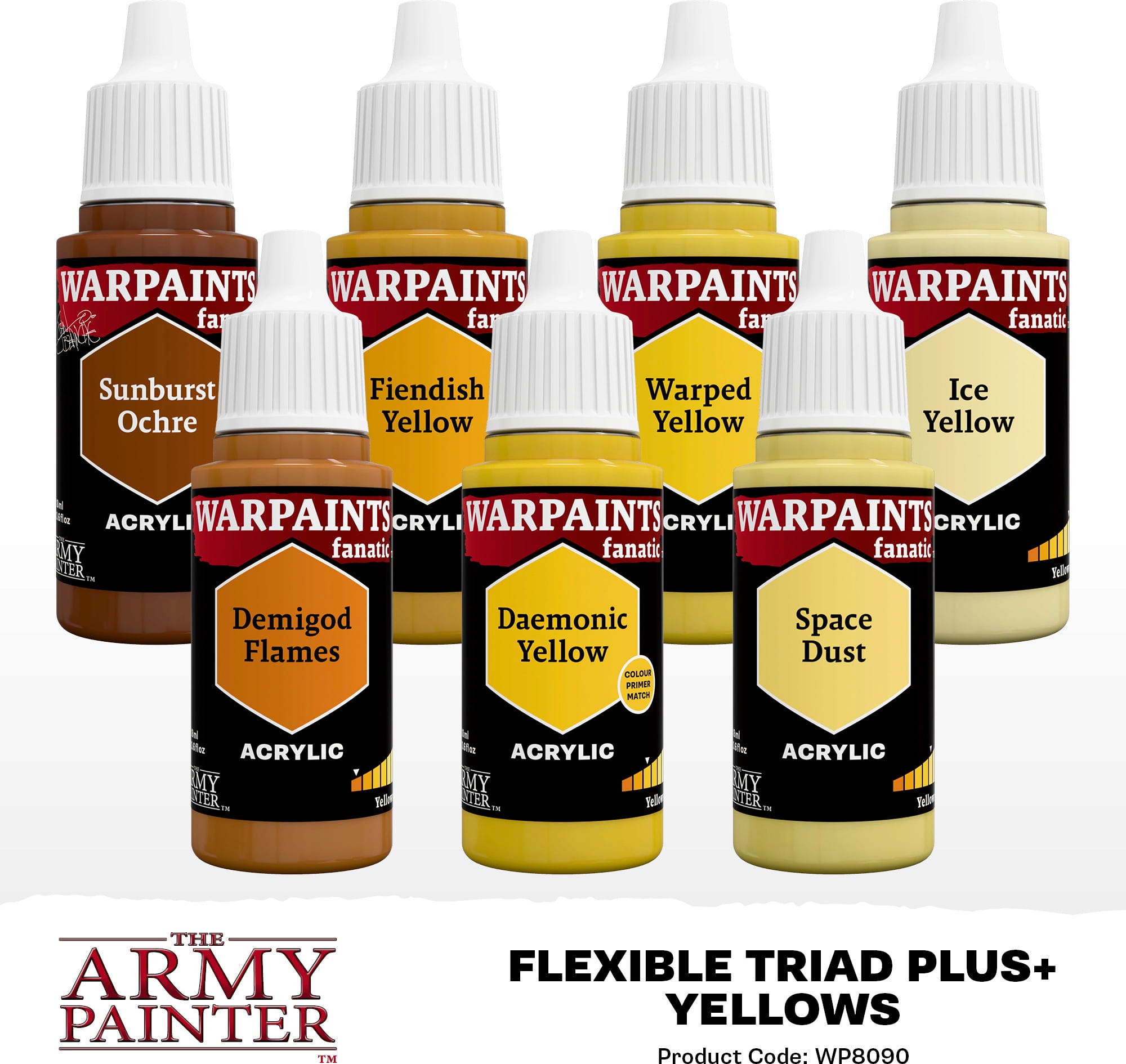 The Army Painter  Warpaints Fanatic: Yellow Flexible Triad PLUS+    Wenn Gelb nicht einfach nur Gelb sein soll