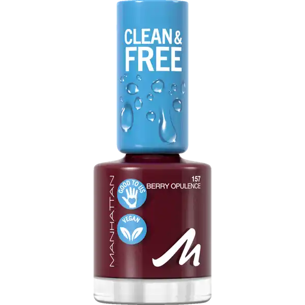 Clean & Free Nail Polish 157 Berry Opulence