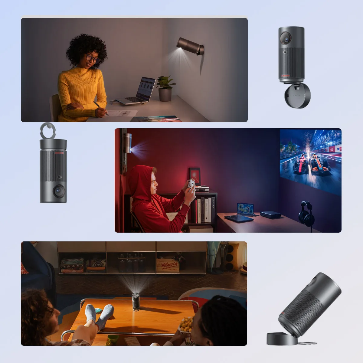 Nebula Capsule Air Noir Vidéoprojecteurs