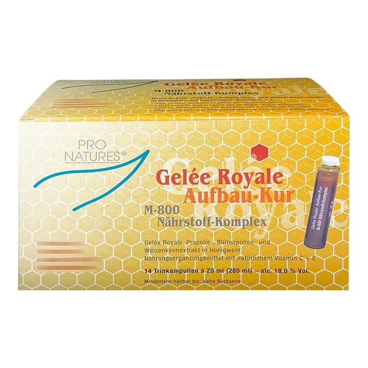 Gelee Royal Aufbaukur M800 Trinkampullen, 14X20 g