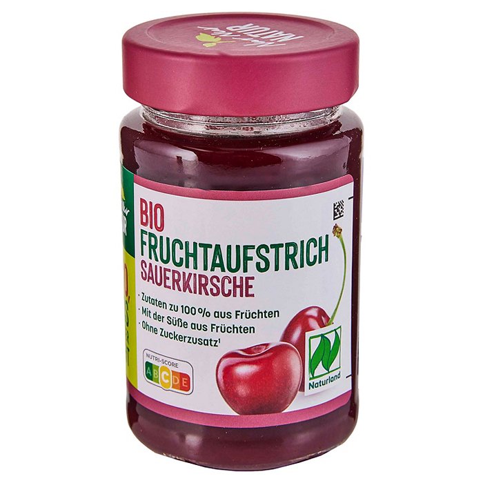 NUR NUR NATUR Bio-Fruchtaufstrich 250 g, Sauerkirsche