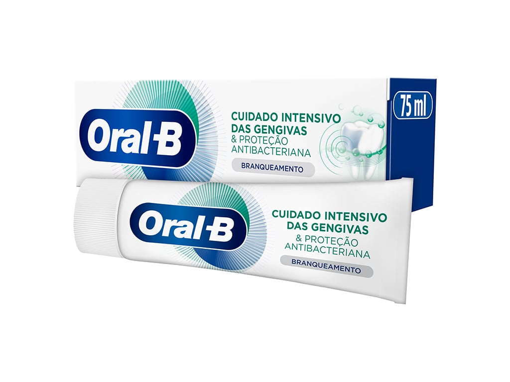 PASTA DENTIFRICA ORAL-B GENGIVAS BRANQUEAMENTO ANTIBACTERIANA 75ML