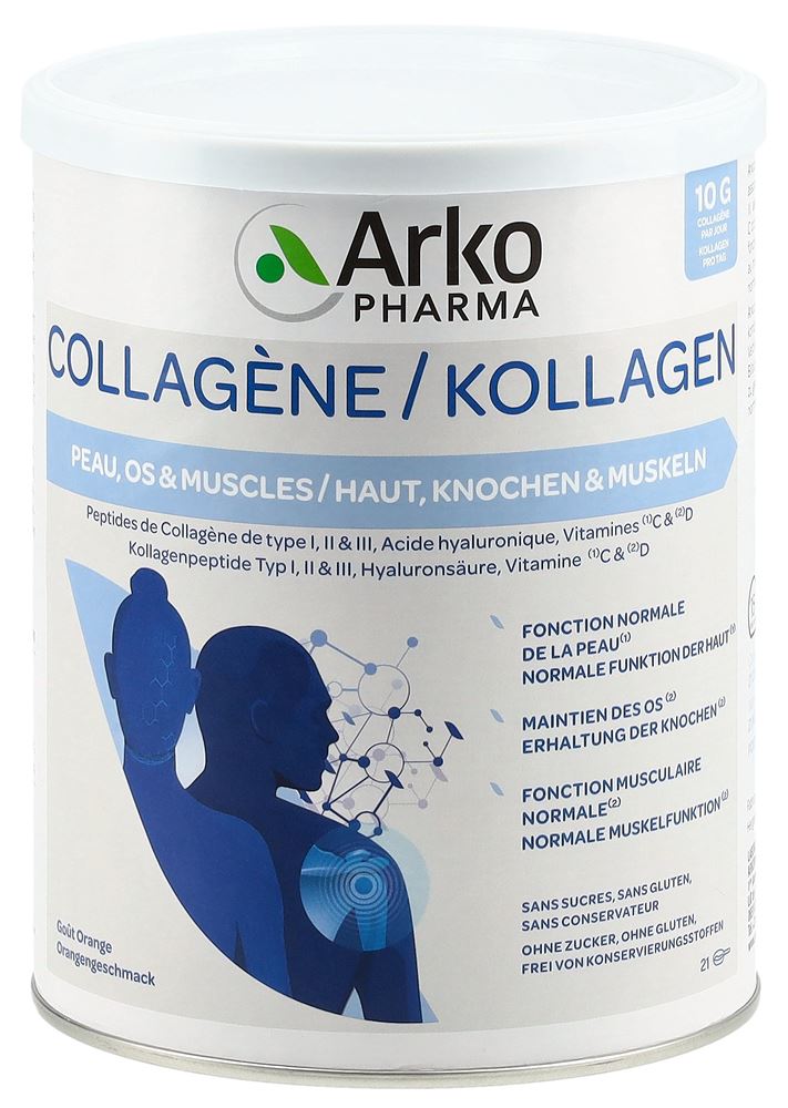 Arkopharma Kollagen<br>260 g, Dose, Pulver, Haut Knochen und Muskeln