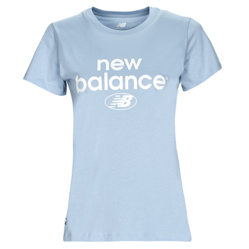 New Balance - ESSENTIALS GRAPHIC ATHLETIC FIT SHORT SLEEVE - Bleu