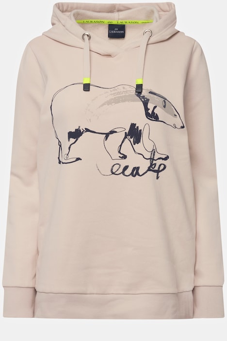 Hoodie, Sweater, Eisbär, Kapuze, Langarm, OEKO-TEX