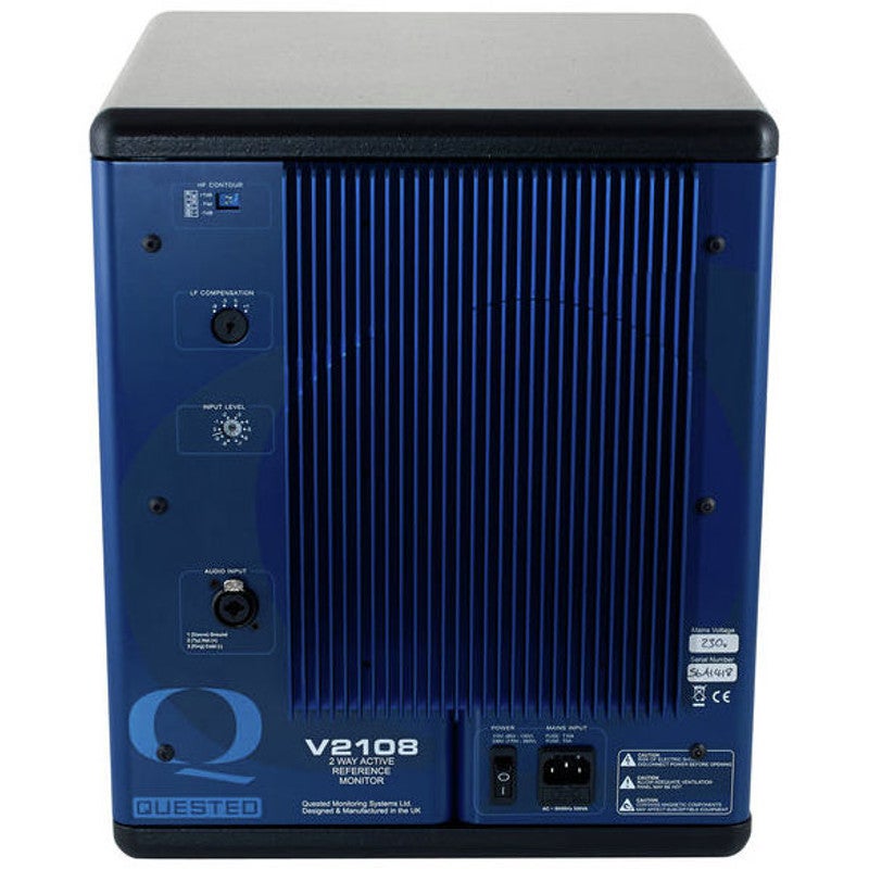 Quested V2108 Black actieve nearfield studiomonitor (per stuk)
