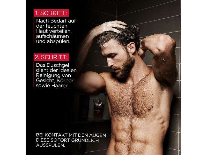 L'Oréal Men Expert Duschgel Ultimate Vitality 250 ml Waschgel reinigt intensiv und hinterlässt einen holzig-frischen Duft