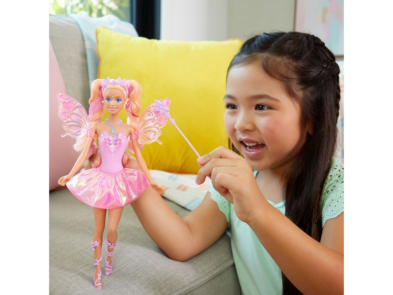 Barbie Puppe Fee mit Farbwechseleffekt Barbie-Puppe
