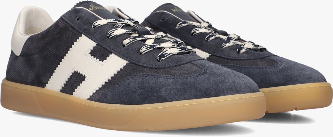 blauwe hogan lage sneakers cool allacciato h