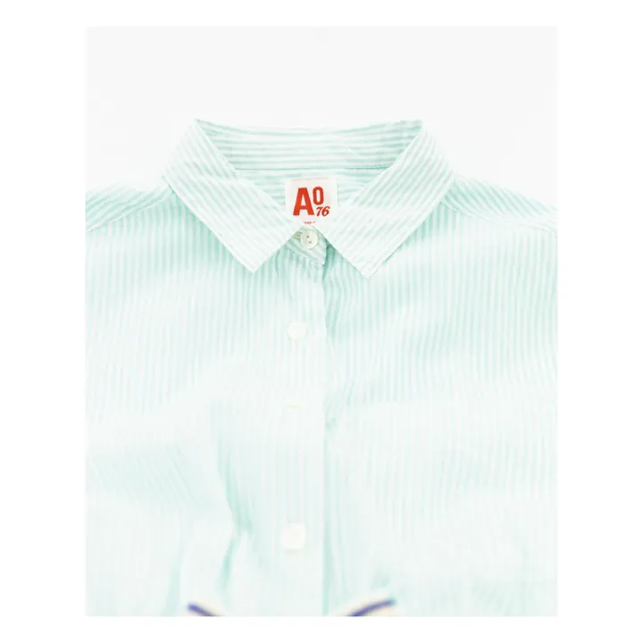 AO76 Robe Rayures Chloe | Bleu ciel