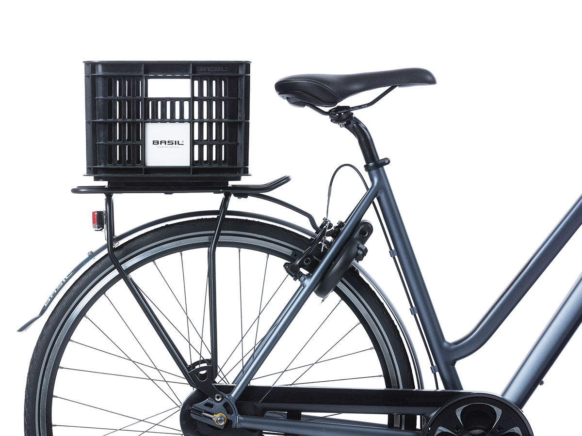 Basil S fietskrat - Black