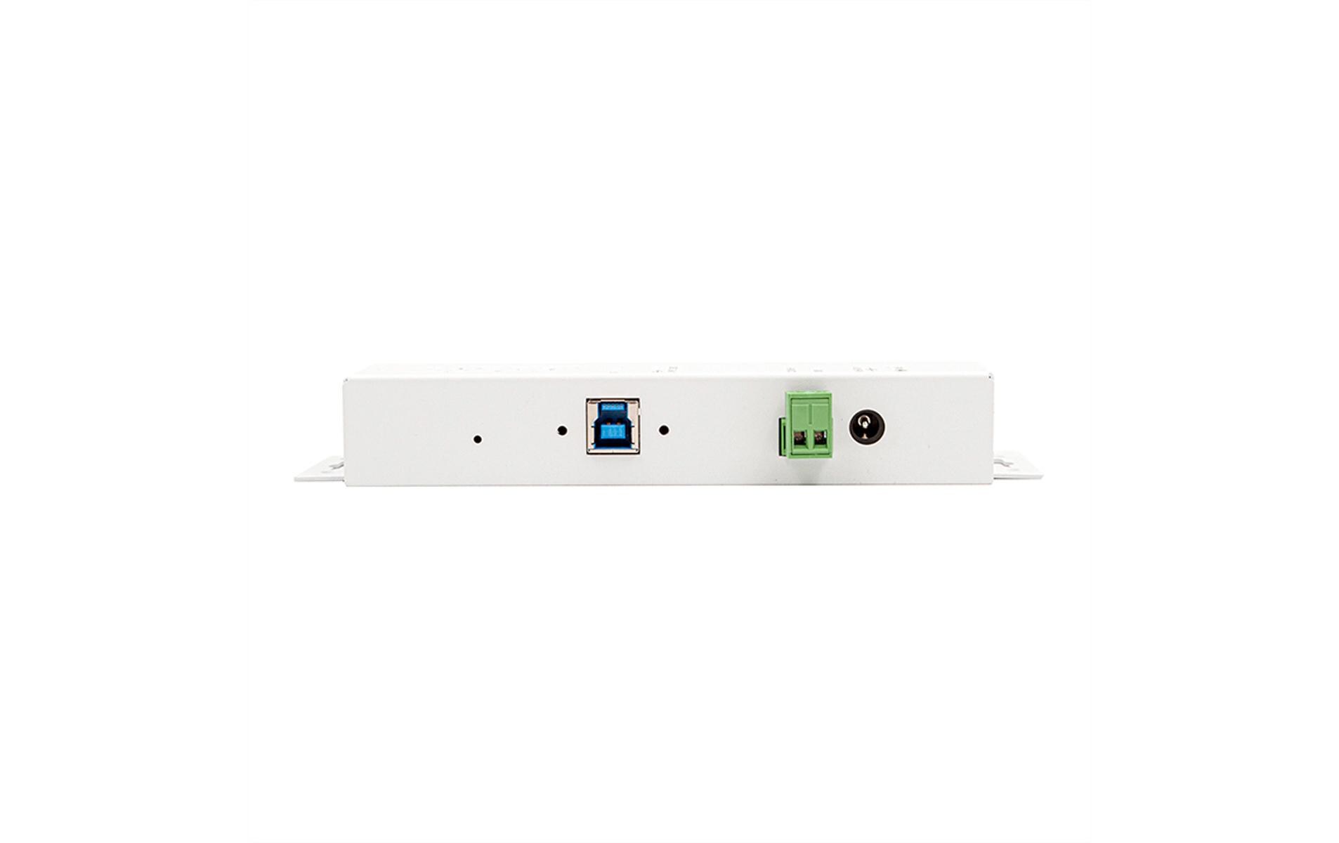 USB-Hub EX-1189HMVS-3W Weiss<br>Metall HUB