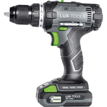 LUX 20V accuboormachine   2,0Ah accu   lader