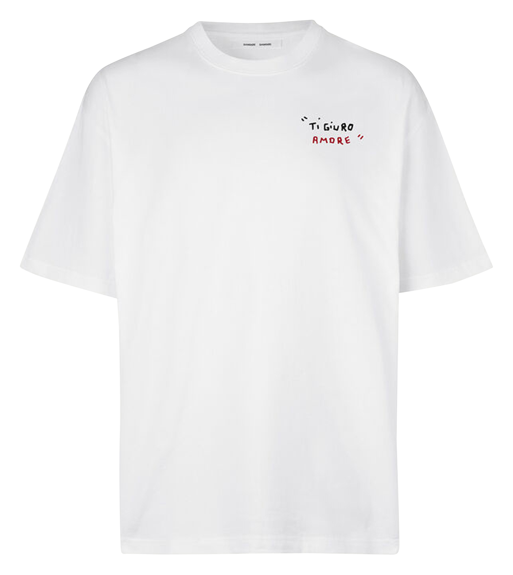 SAGIOTTO - Tee-shirt oversize en coton organique | Blanc