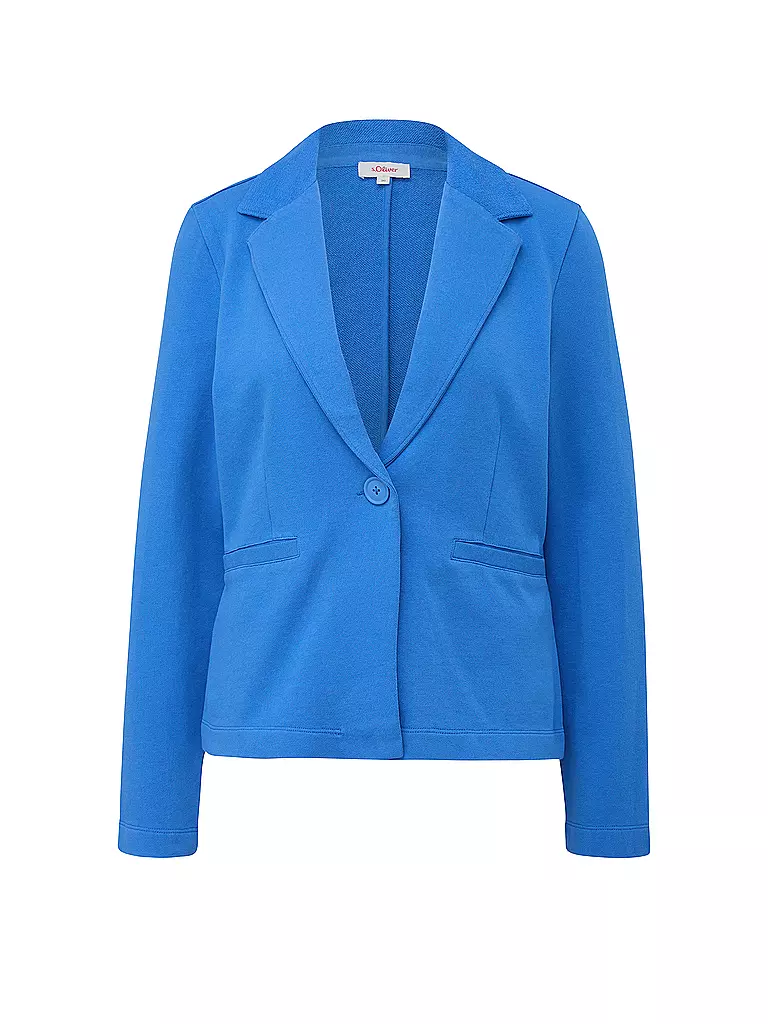S.OLIVER Jerseyblazer blau