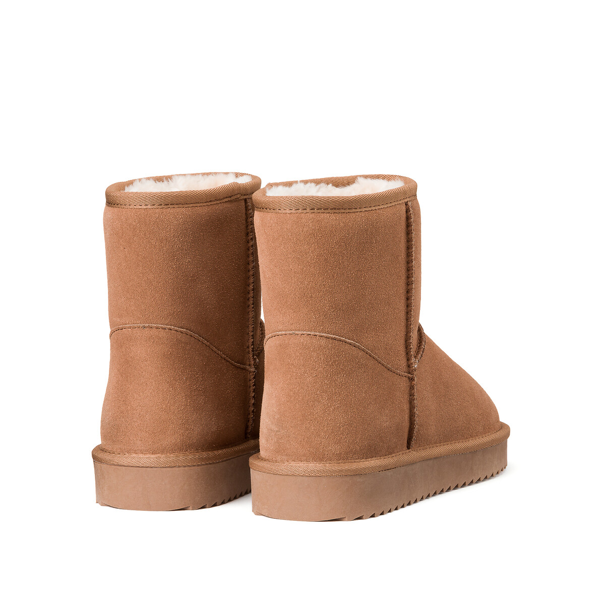 COLEÇÃO LA REDOUTE<br>Botas de couro forradas
