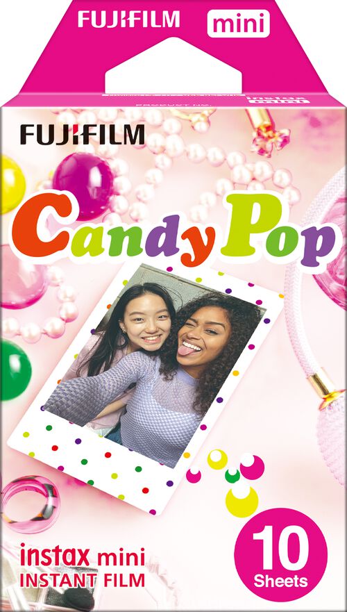 10 feuilles de papier photo Fujifilm instax mini candypop