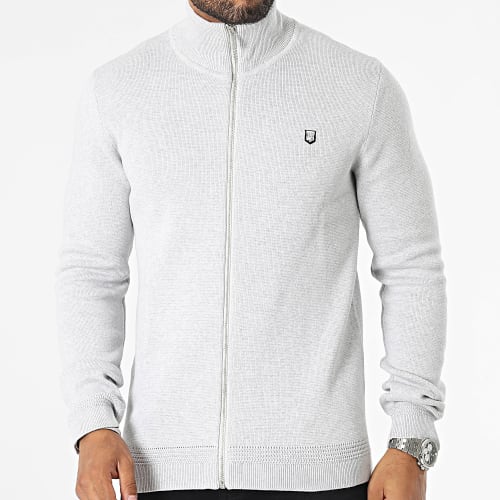 Sweat Zippé Etorre 10915528D Gris Chiné