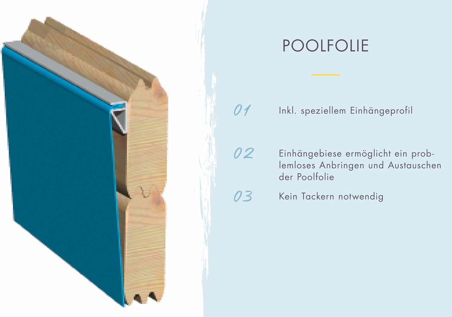 Karibu Pool aus Massivholz mit Skimmer, Filteranlage & Sand, 2,2 m³ Volumen, Poolfolie, Gartenpool aus Holz mit 56 cm Wassertiefe, inkl. Deck & Schutzvlies
