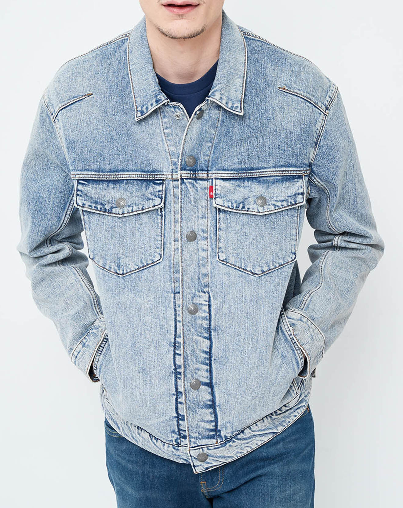 Levi's® Veste Trucker Sugarcubes bleue
