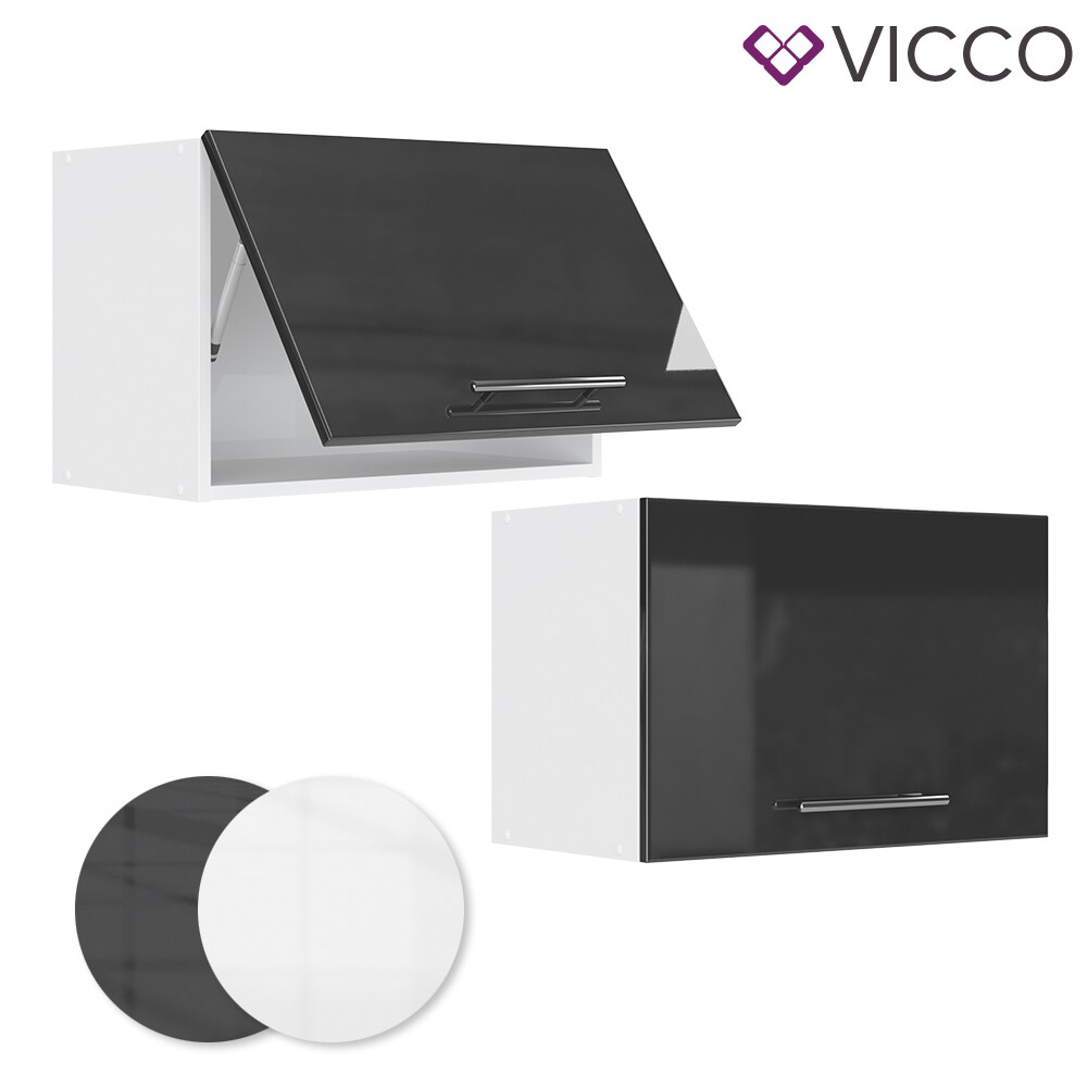 VICCO Hängeschrank 60 cm (flach) Anthrazit Küchenzeile Unterschrank Fame
