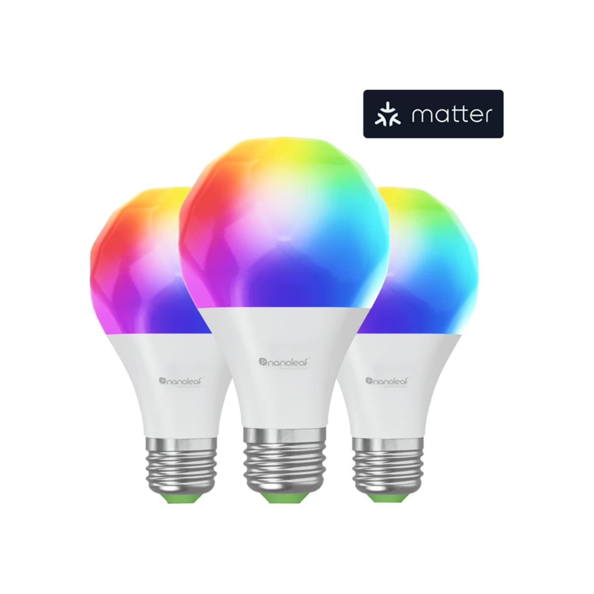 Nanoleaf Essentials Matter smart LED-pære 9W E27 (3-pk)