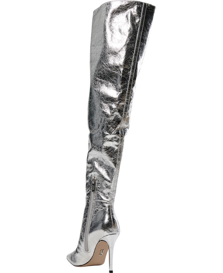 Steve Madden Epic Boots Silver