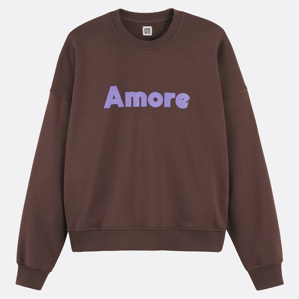 COLEÇÕES LA REDOUTE<br>Moletom com estampa, gola redonda
