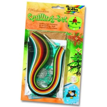 Folia Quilling Set Weihnachten, 290 Teile