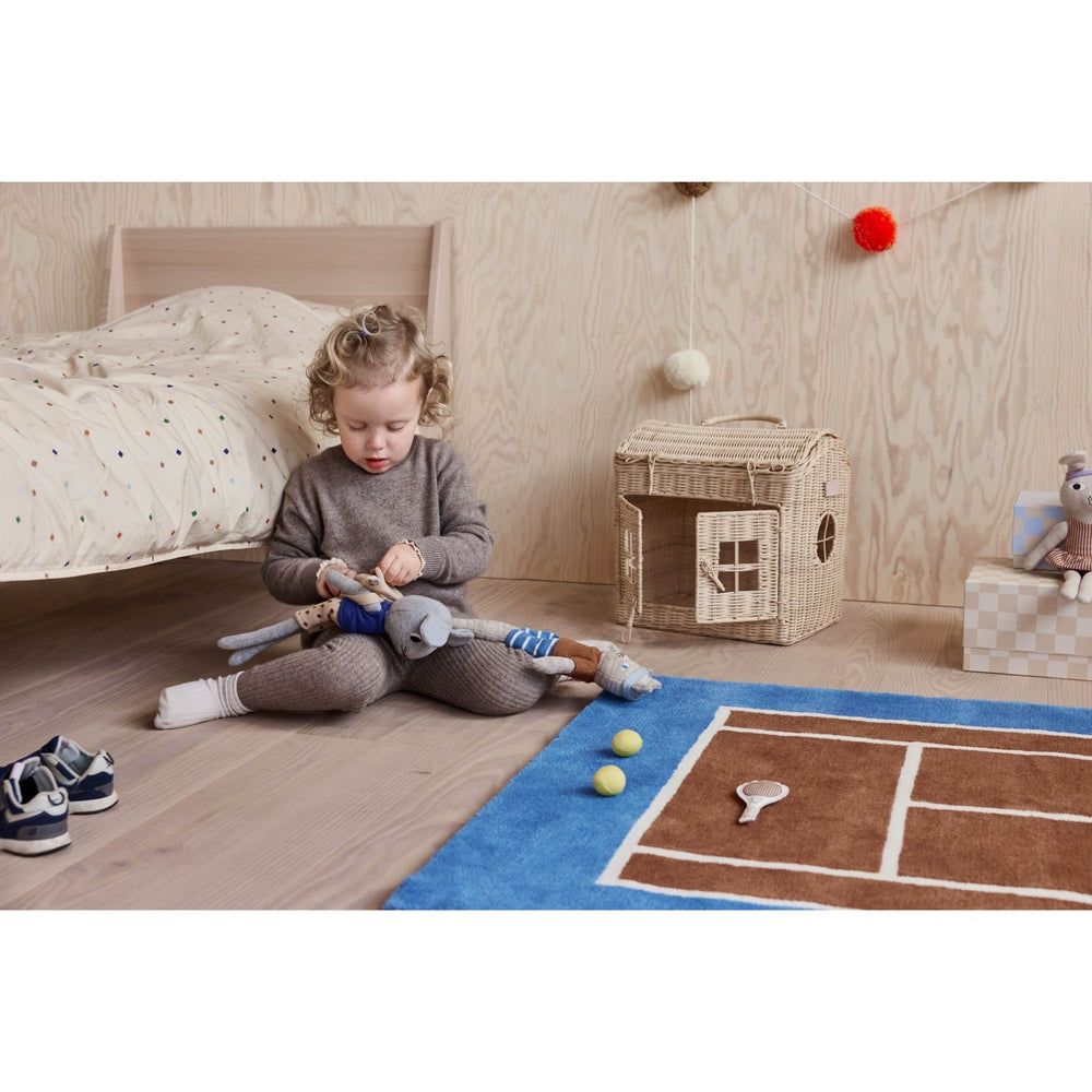 Køb OYOY Light Grey Nuni Mouse Tennis Dukke