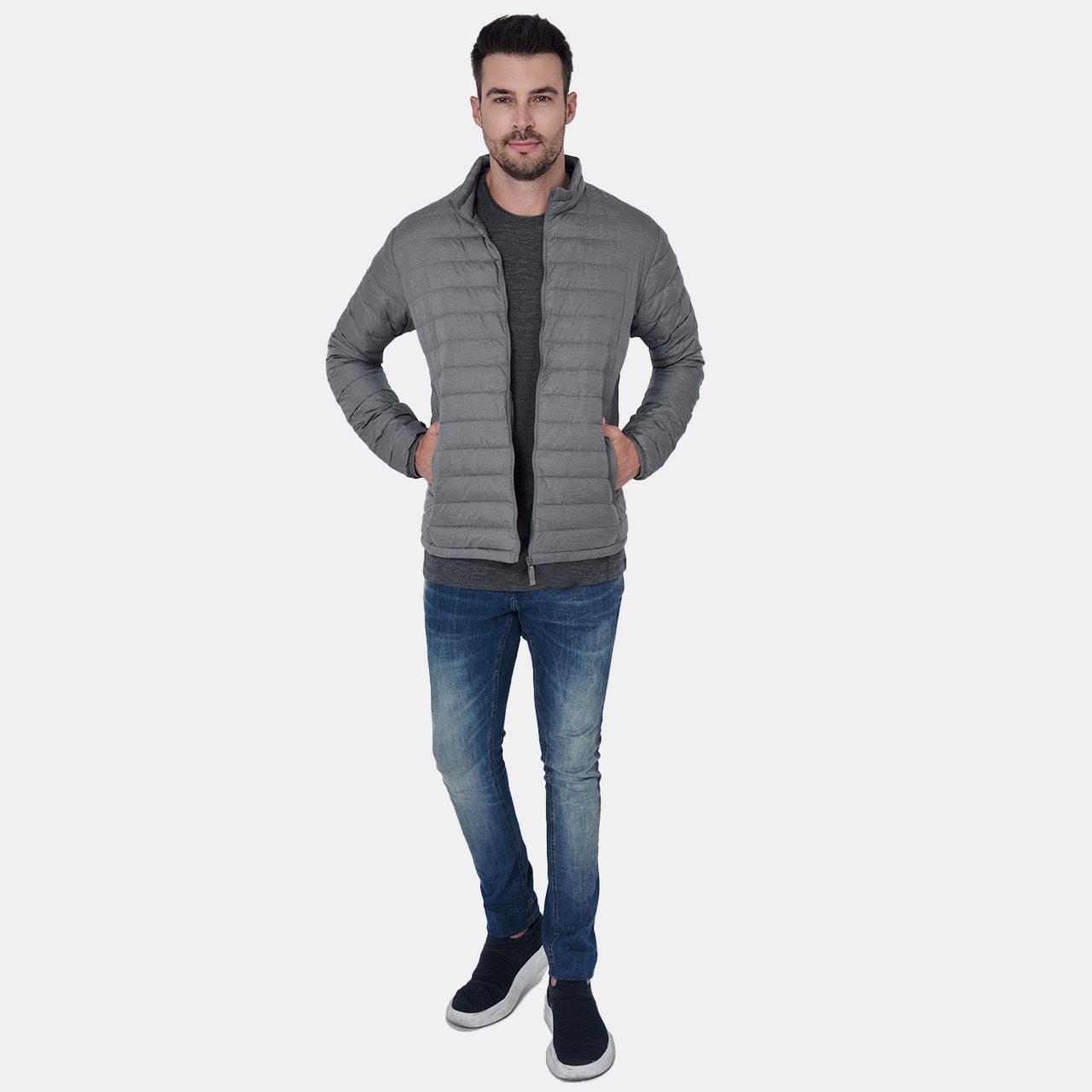 Firetrap Men Packable Light Weight Down Jacket