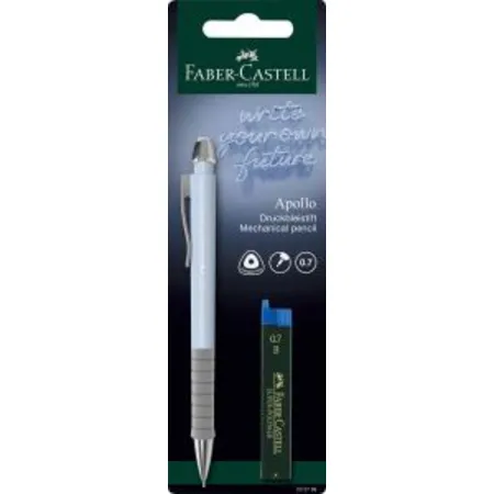 Faber-Castell Druckbleistift Apollo 0,7 +Minen, 1 Stück, 4-fach sortiert