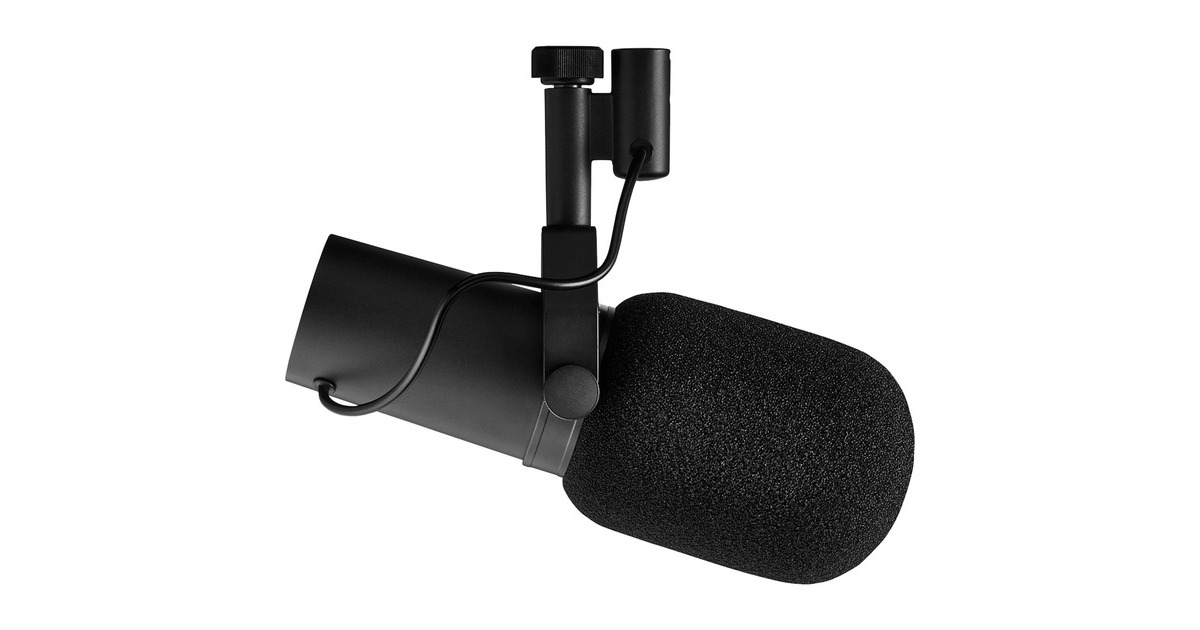 SHURESM7B microfoon  (Zwart, XLR, dynamisch, cardioide)