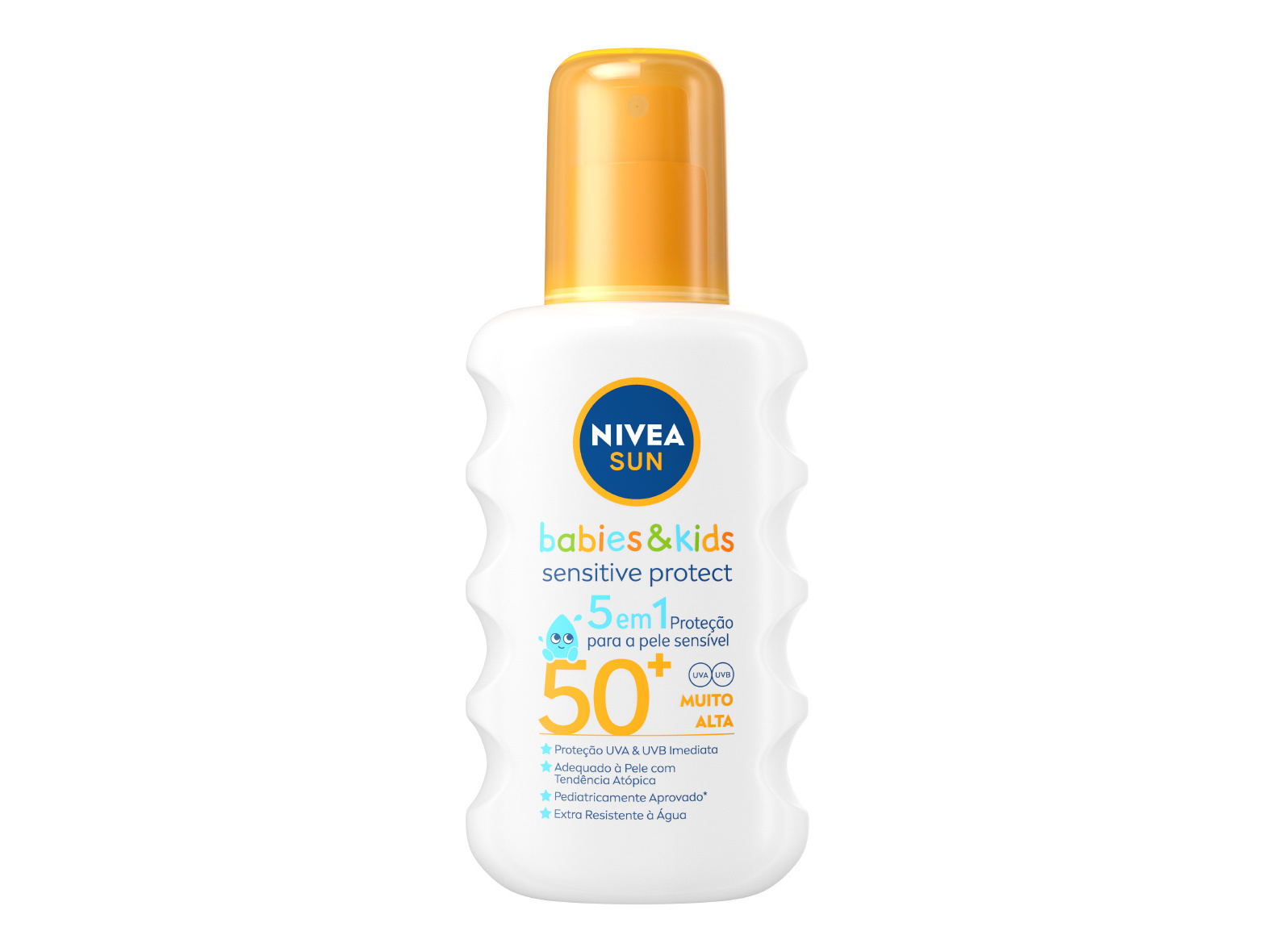 PROTETOR SOLAR PARA CRIANÇAS SPRAY FP50  BABIES & KIDS SENSITIVE PROTECT NIVEA SUN 200 ML